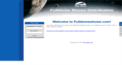 Desktop Screenshot of fulldomeshows.com